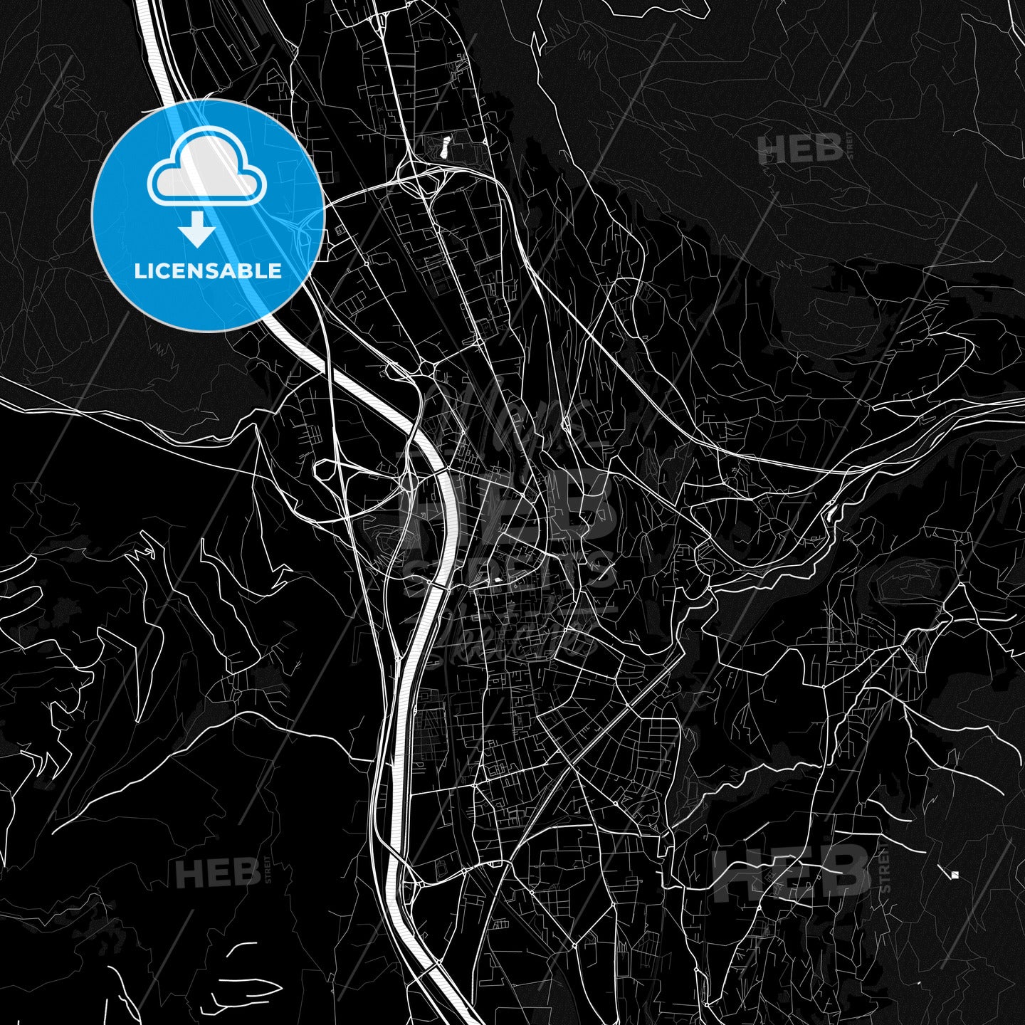 Trento, Italy PDF map