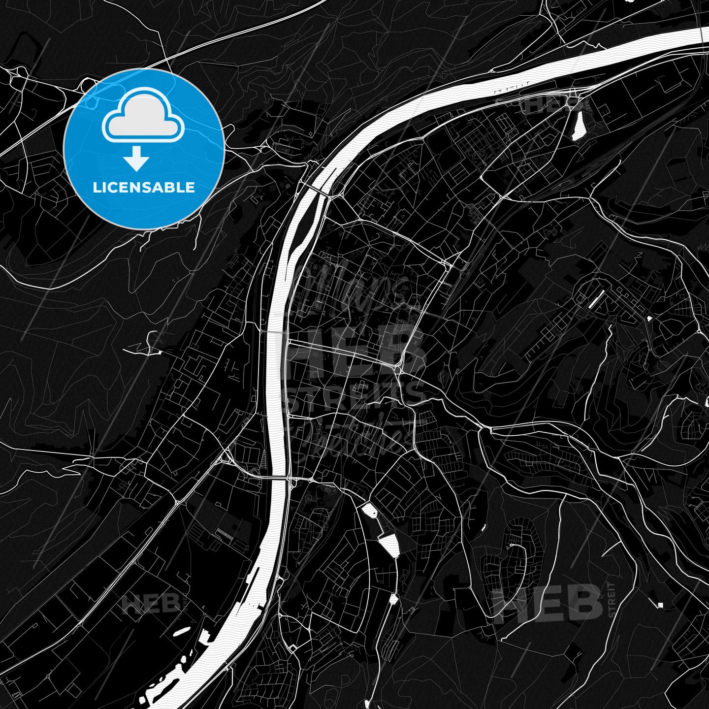Trier, Germany PDF map