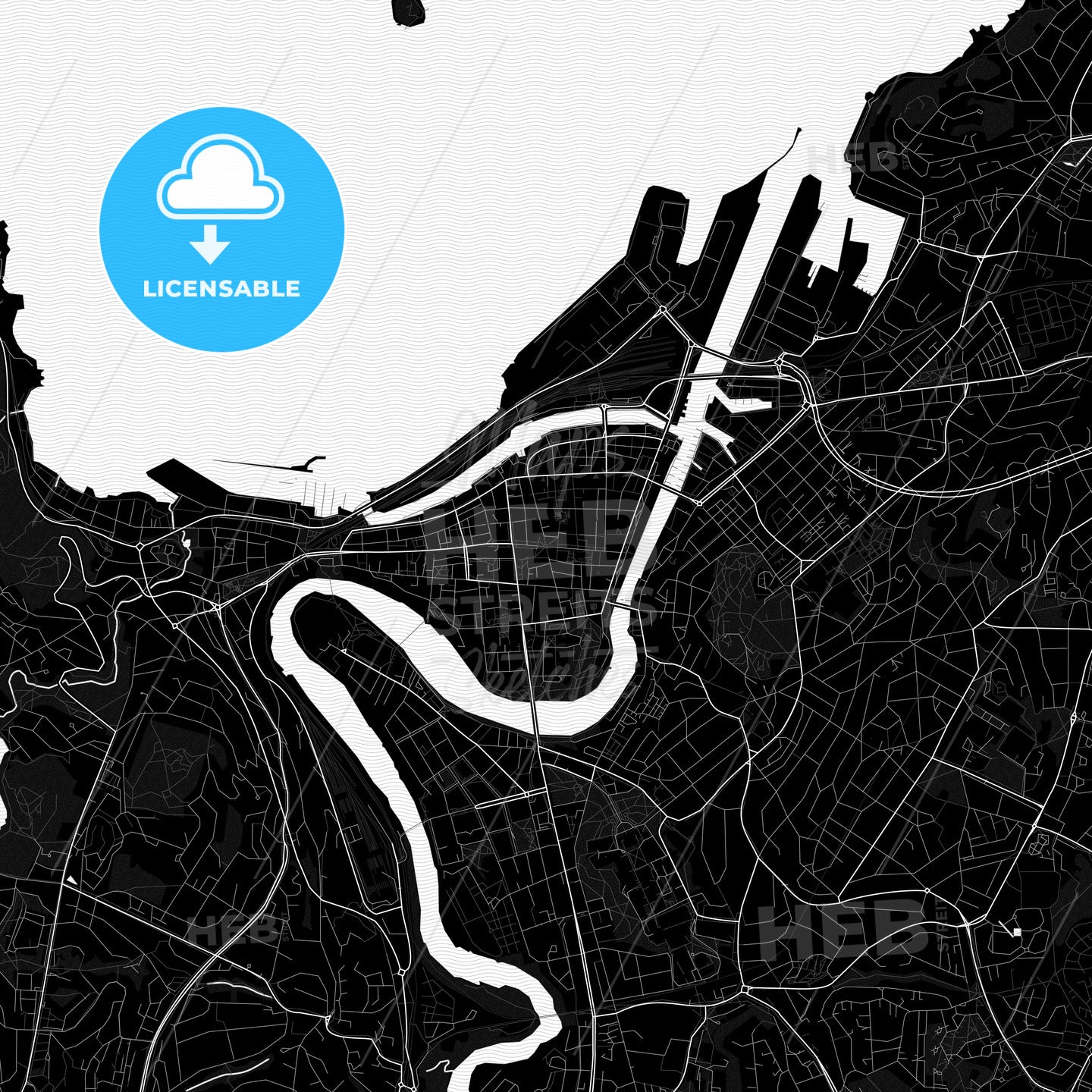 Trondheim, Norway PDF map
