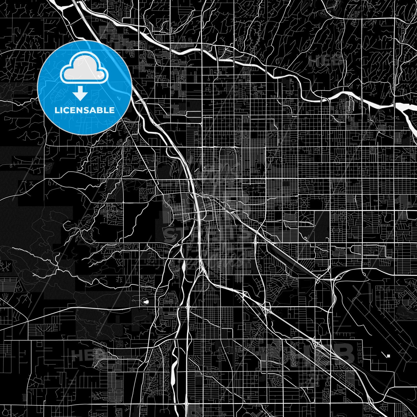 Tucson, Arizona, United States, PDF map