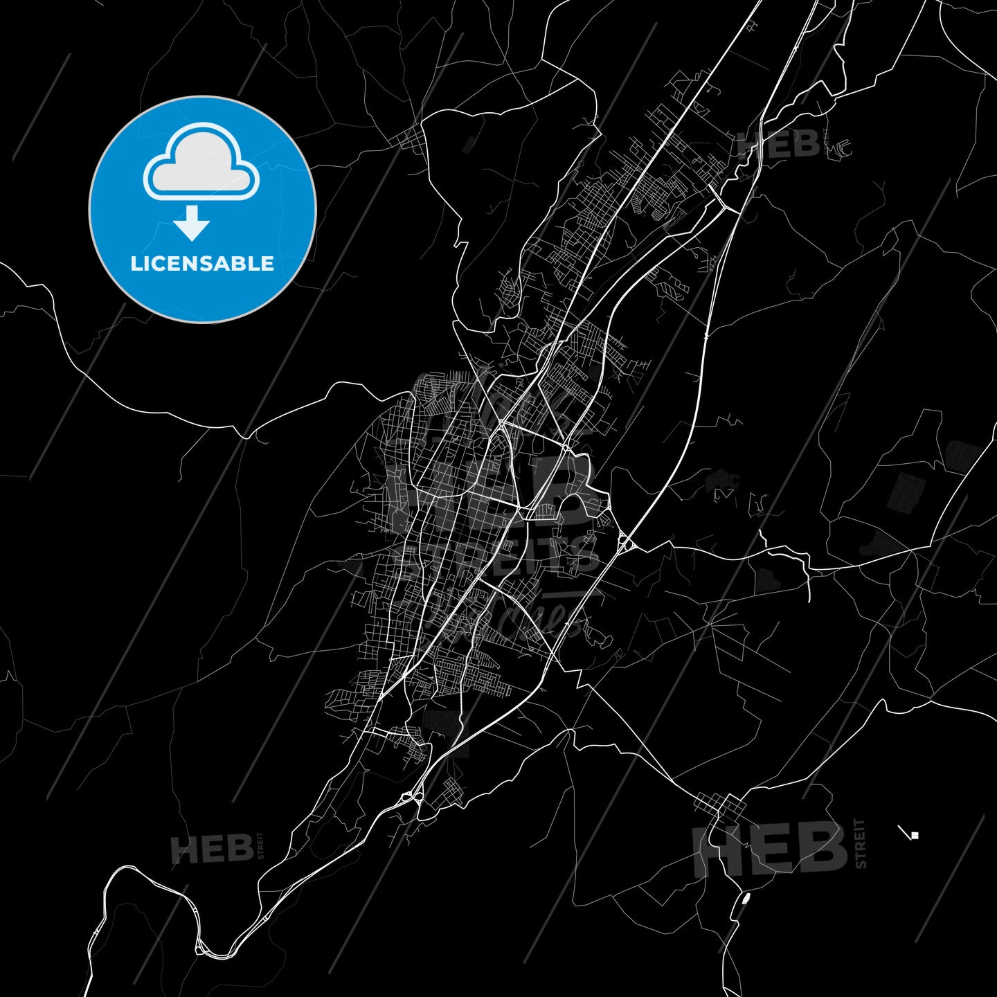 Tunja, Colombia PDF map