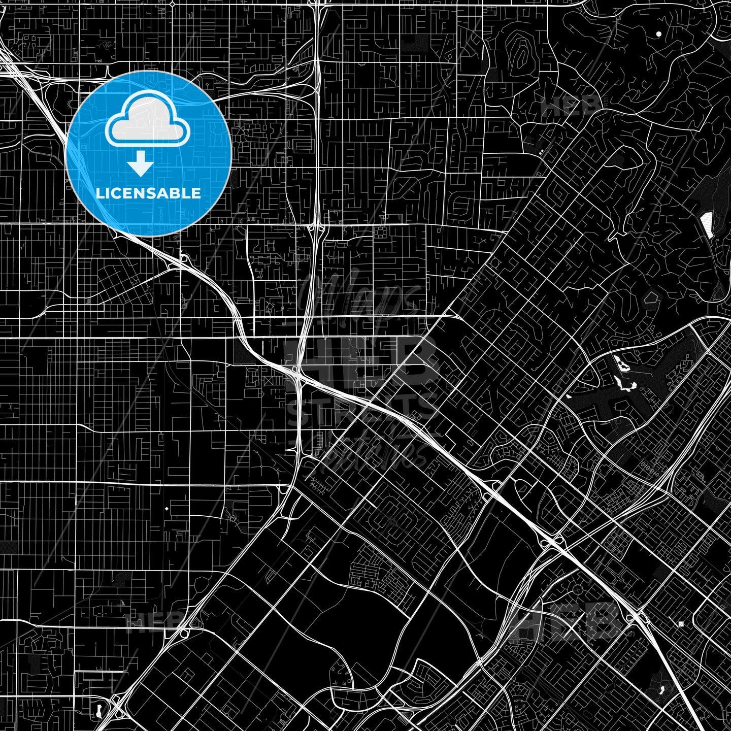 Tustin, California, United States, PDF map