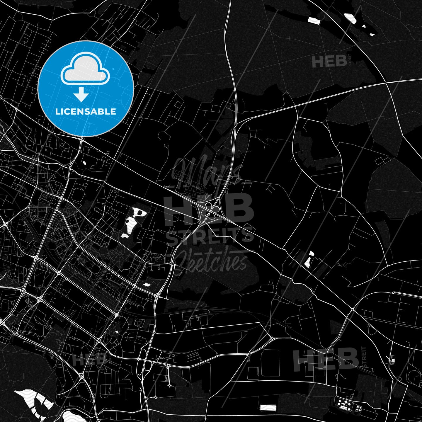 Tychy, Poland PDF map