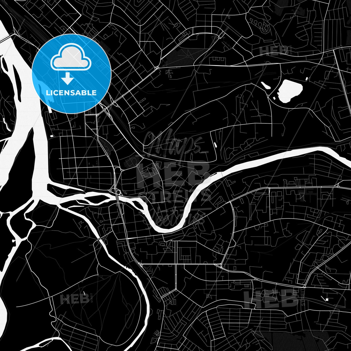 Ulan-Ude, Russia PDF map