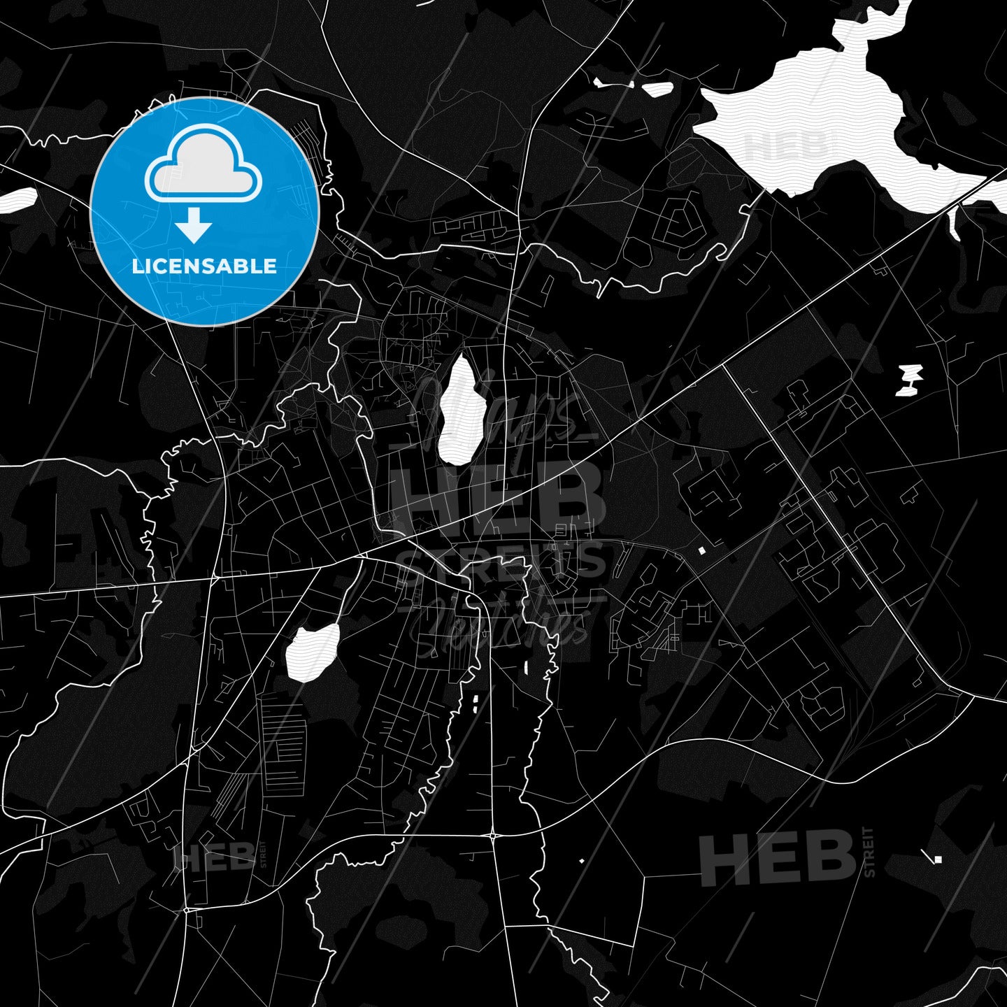 Utena, Lithuania PDF map