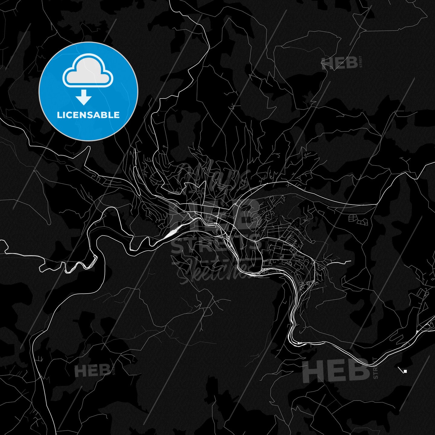 Užice, Serbia PDF map