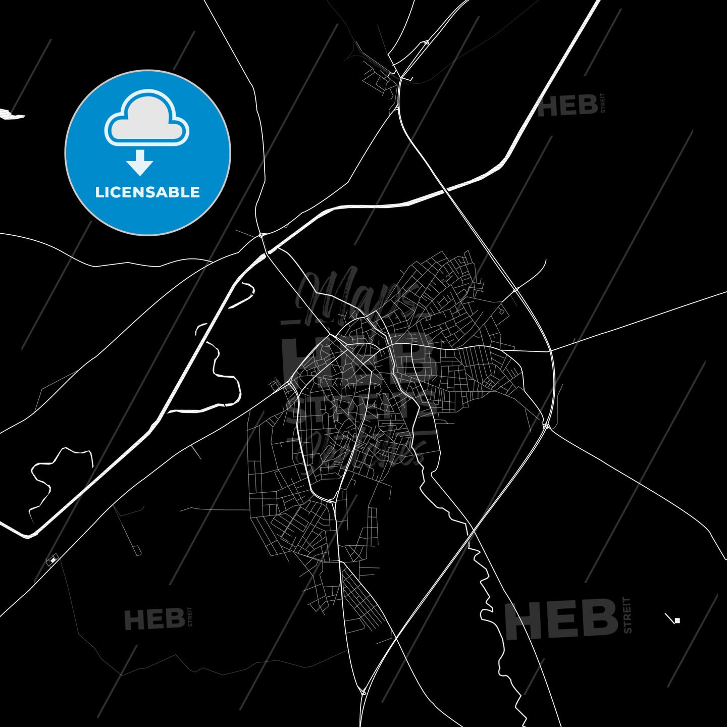 Uzunköprü, Turkey PDF map