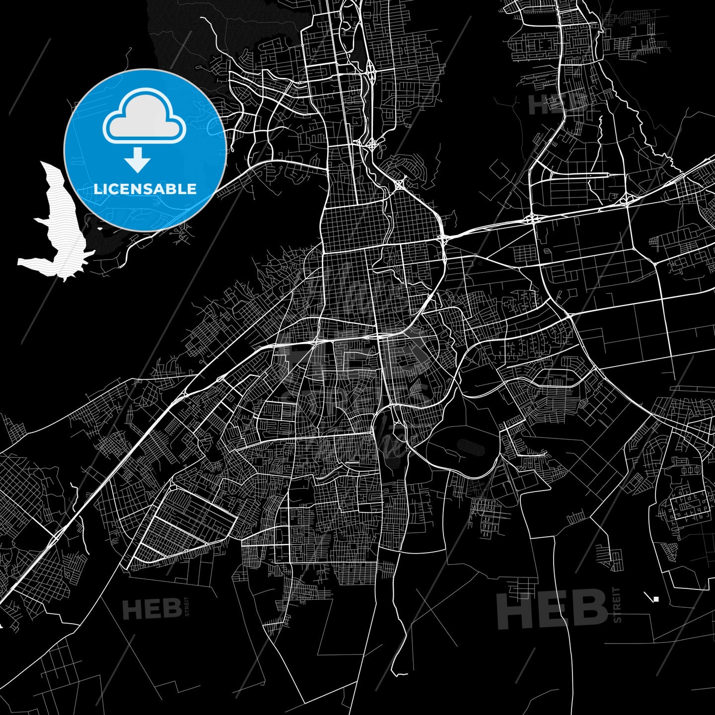 Valencia, Venezuela PDF map