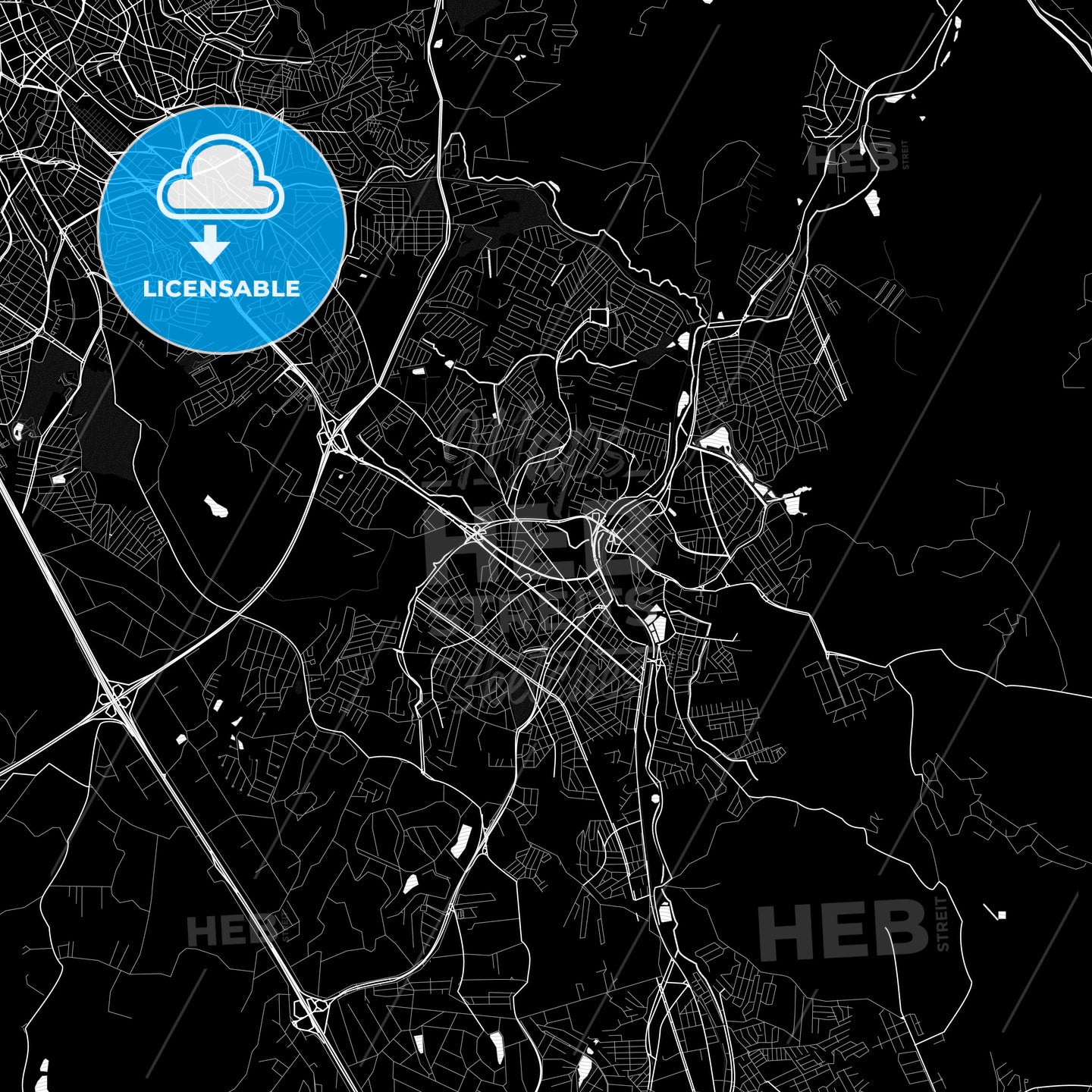 Valinhos, Brazil PDF map