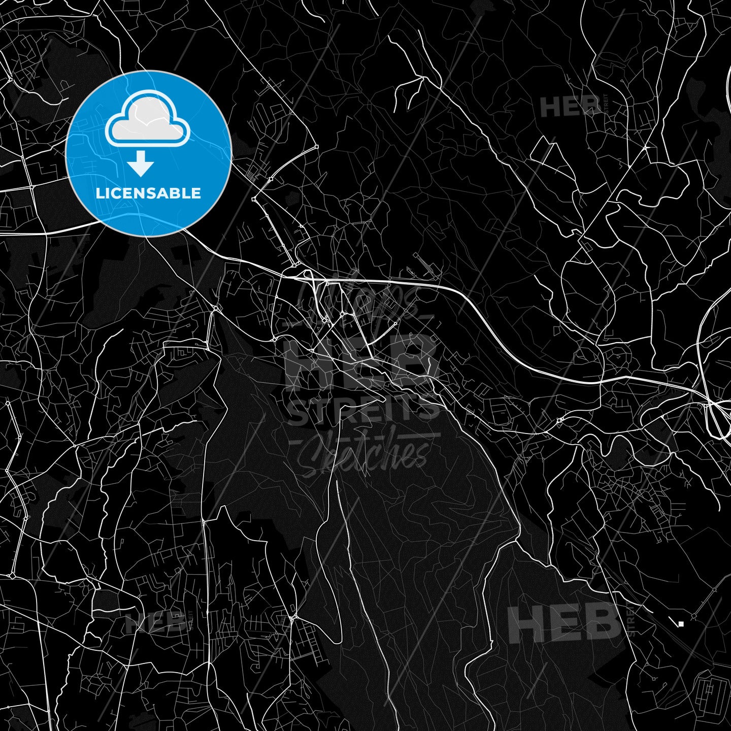 Valongo, Portugal PDF map