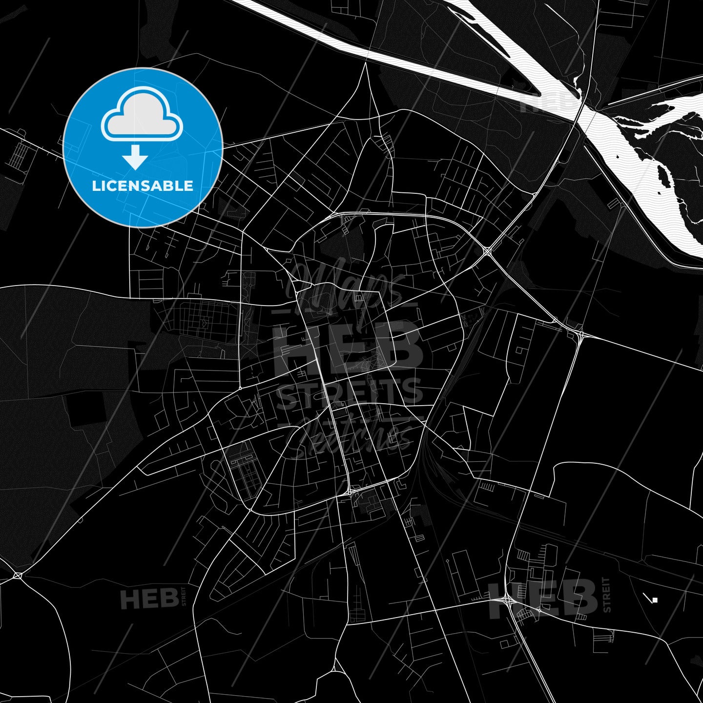 Varaždin, Croatia PDF map