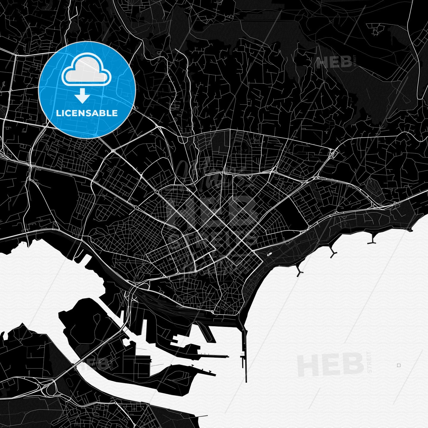 Varna, Bulgaria PDF map