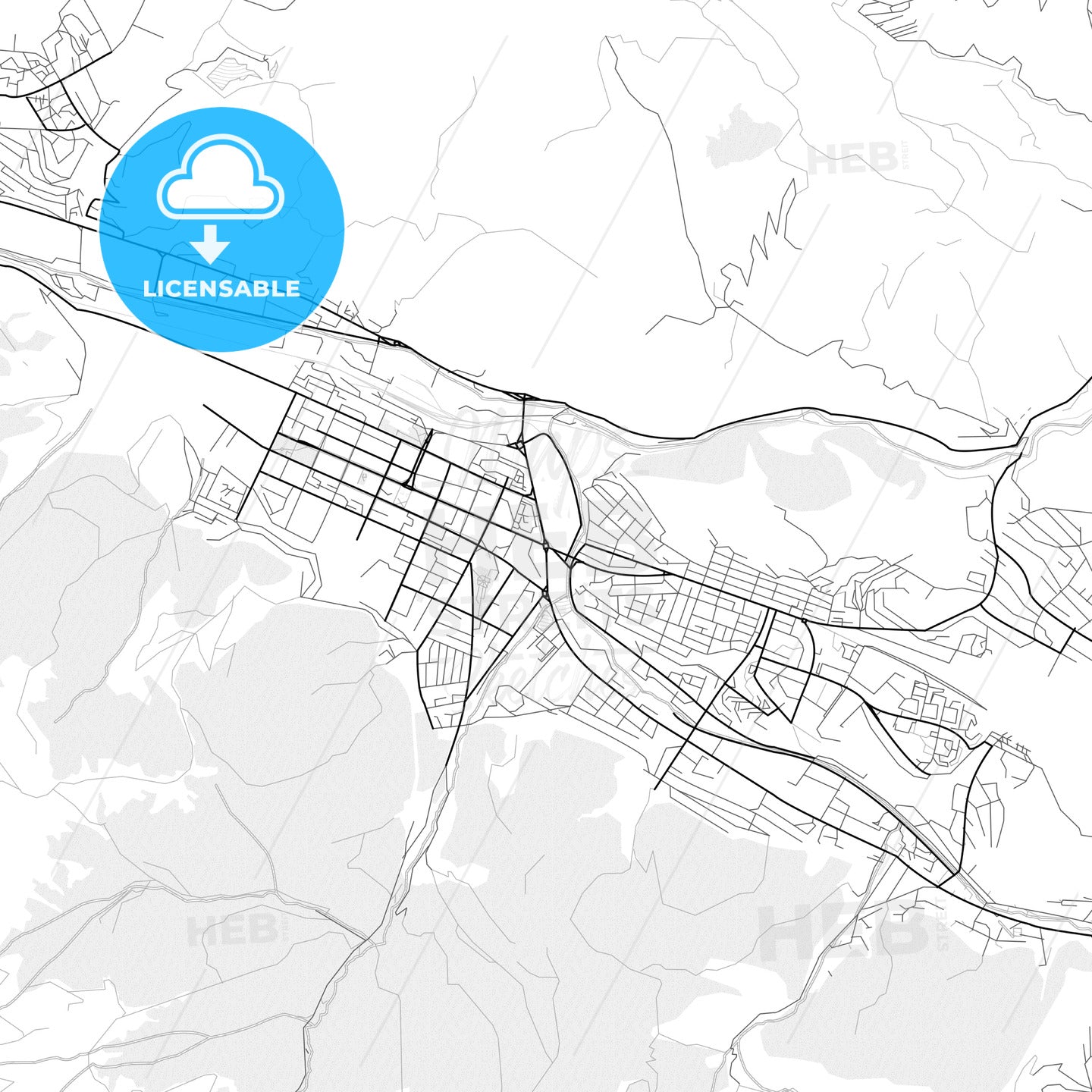 Printable Vector Map of Armenia - Flag