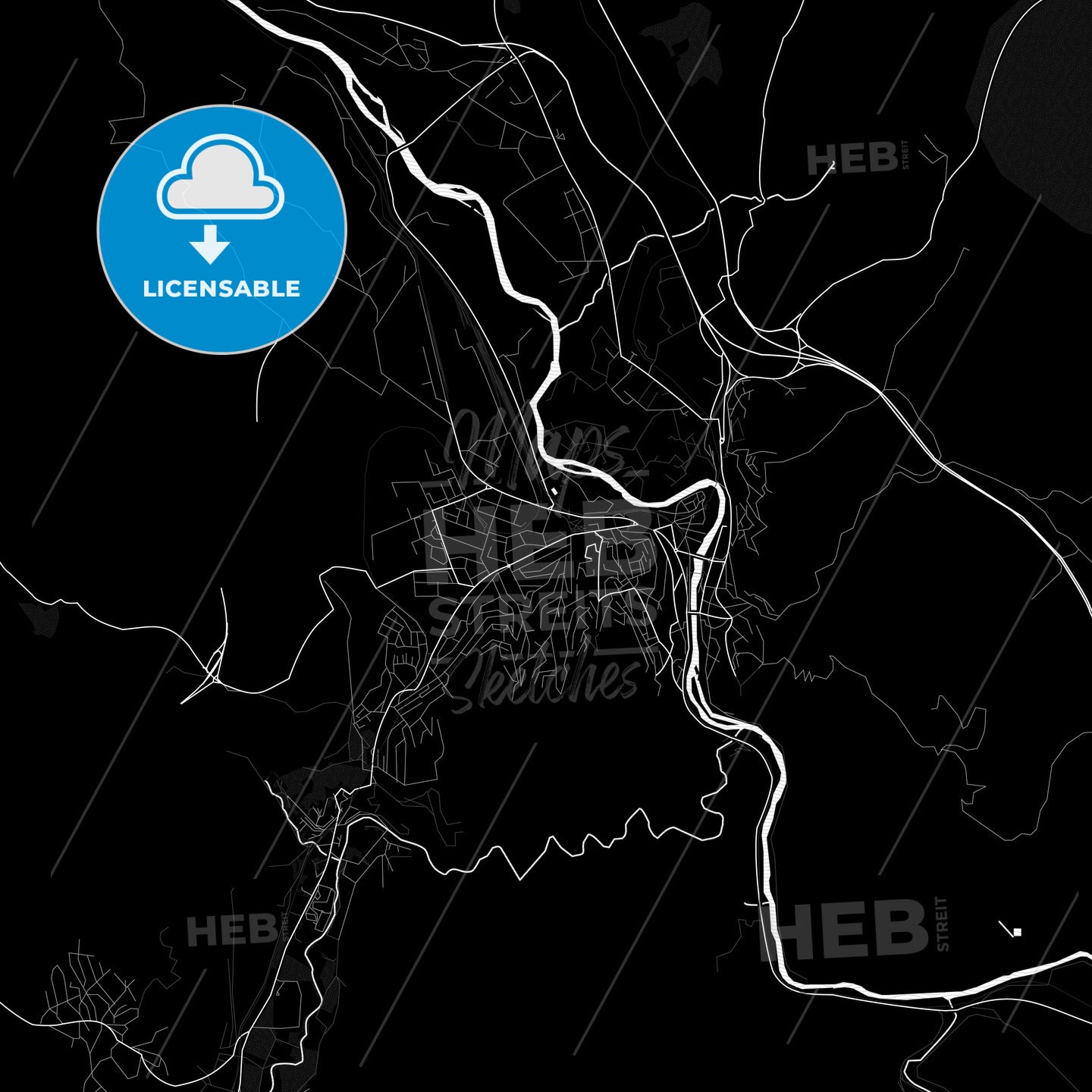 Veles, North Macedonia PDF map