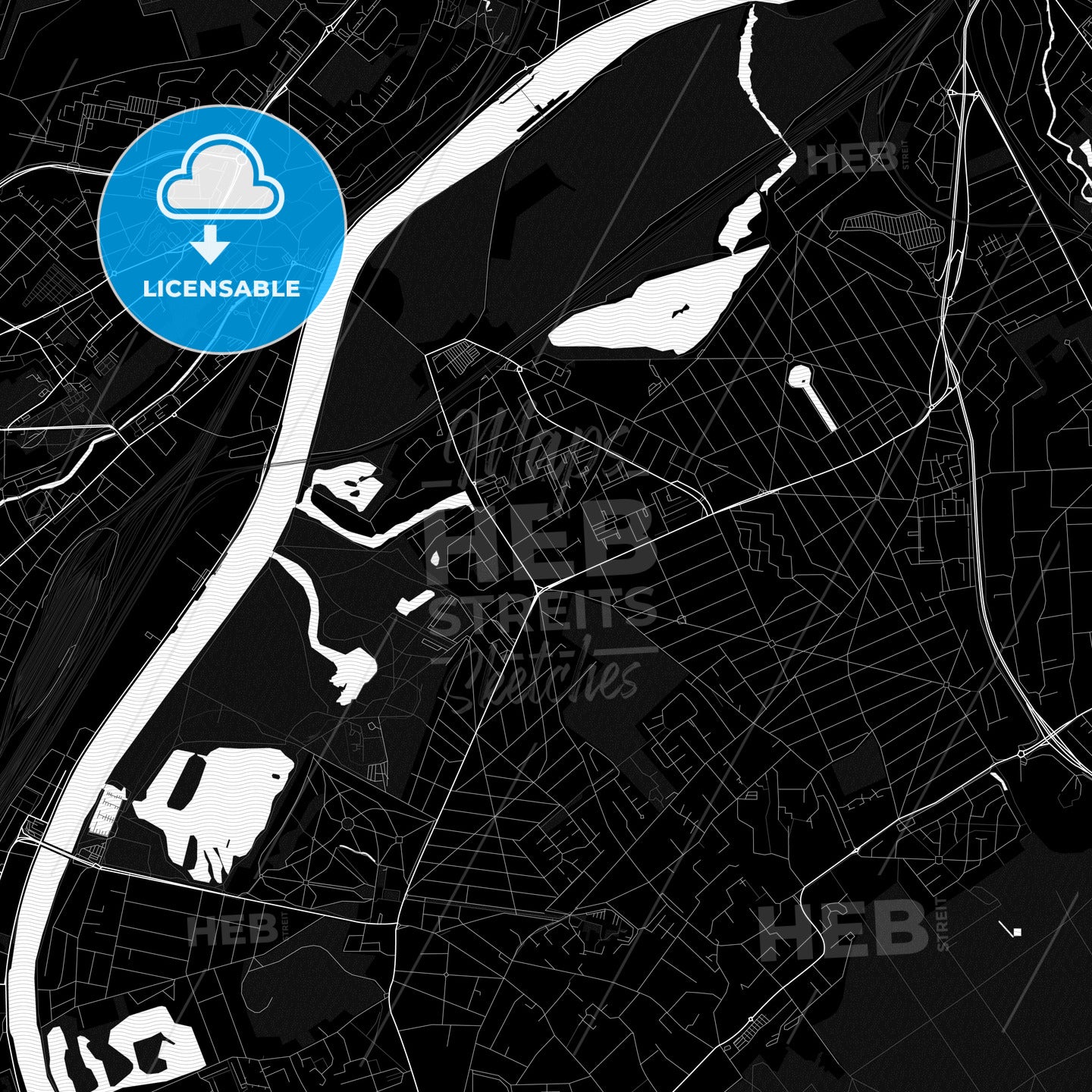 Vigneux-sur-Seine, France PDF map