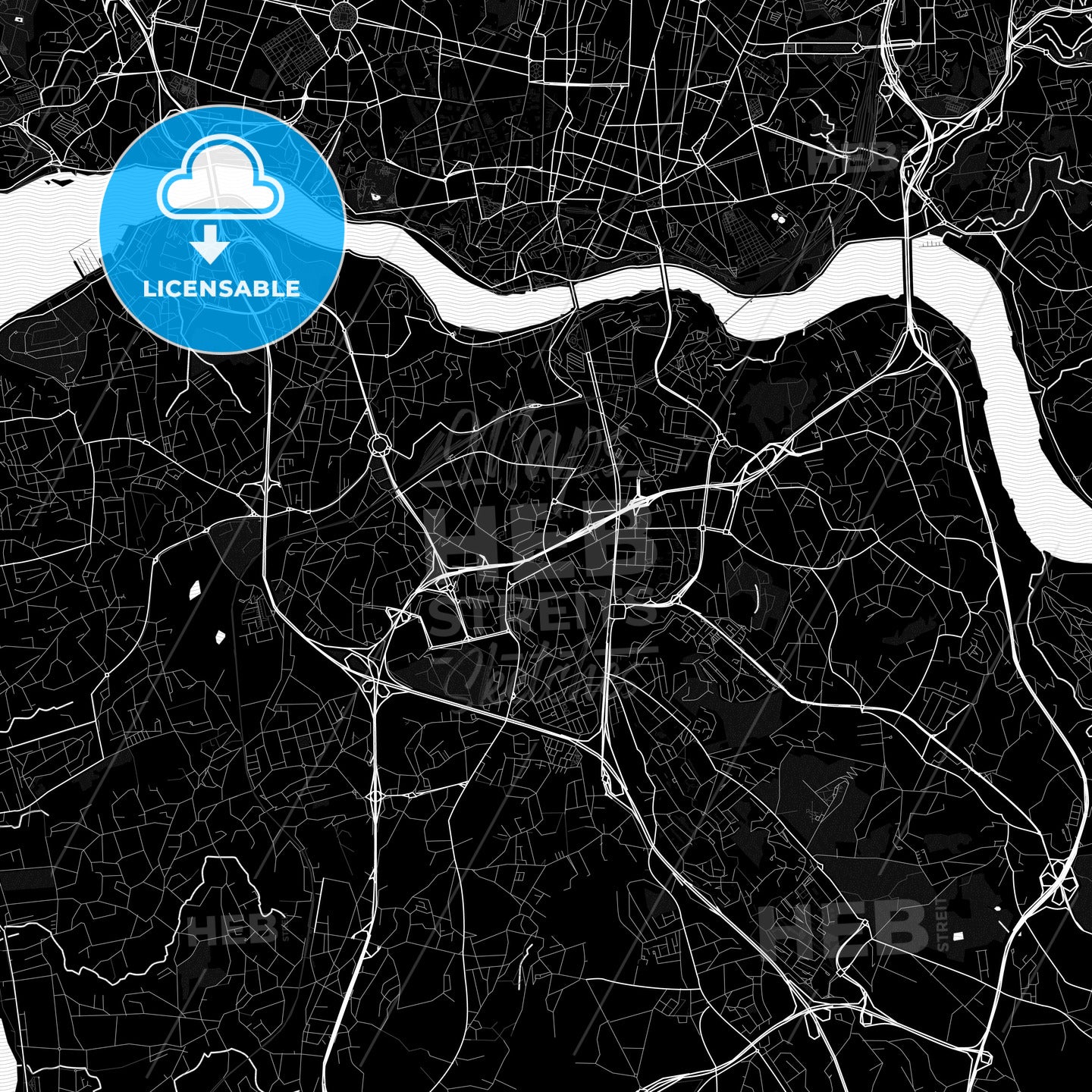 Vila Nova de Gaia, Portugal PDF map