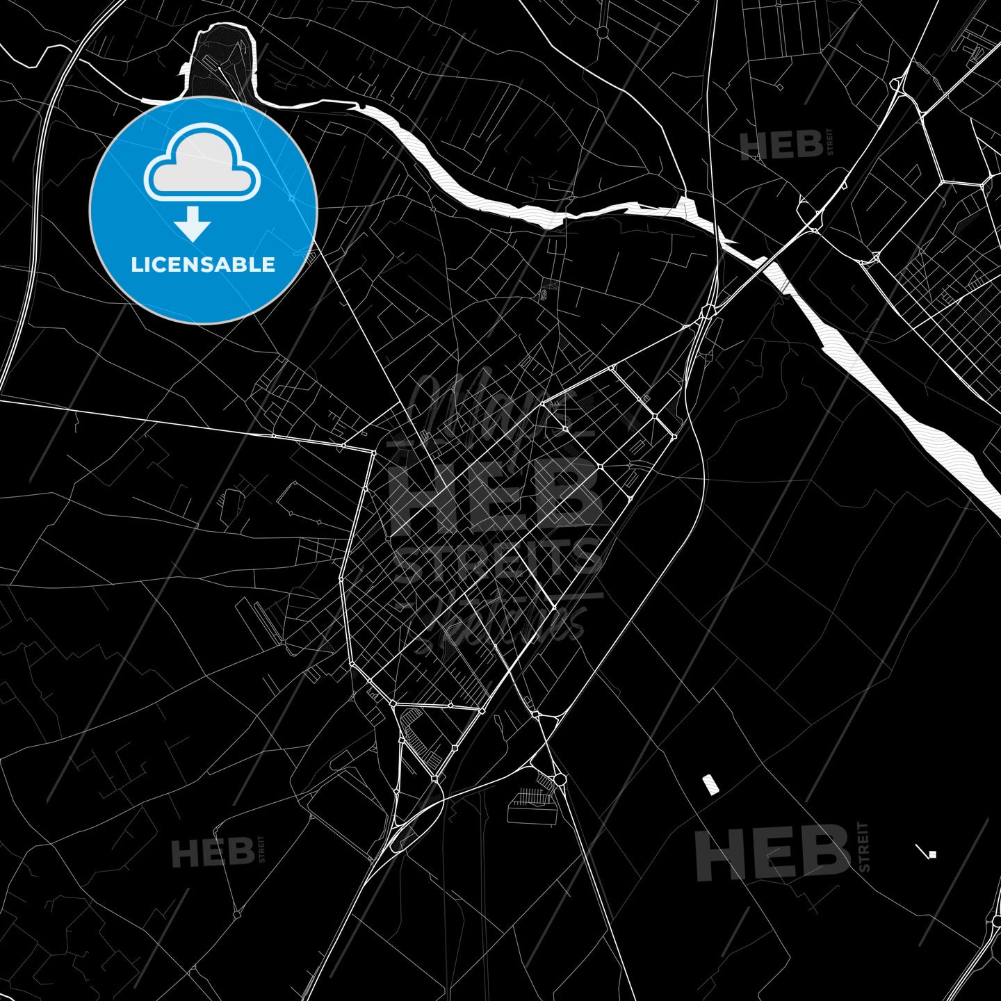 Vila-real, Spain PDF map