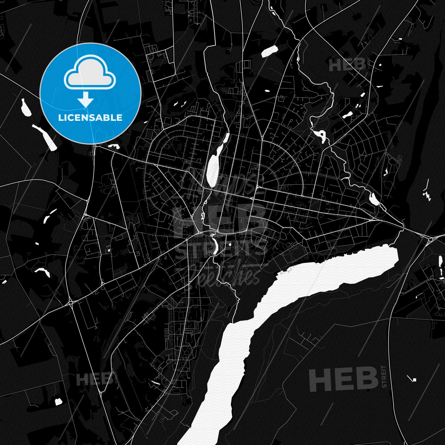 Viljandi, Estonia PDF map