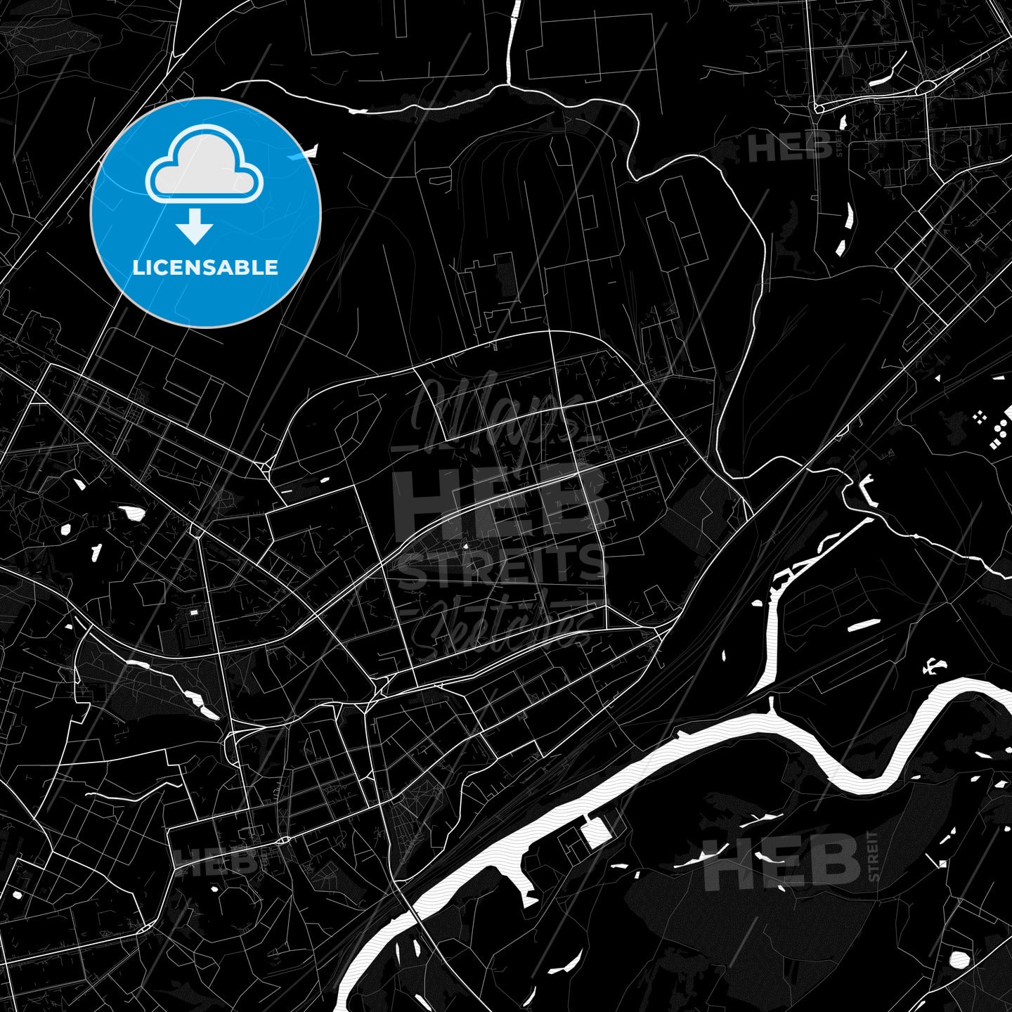 Vladimir, Russia PDF map