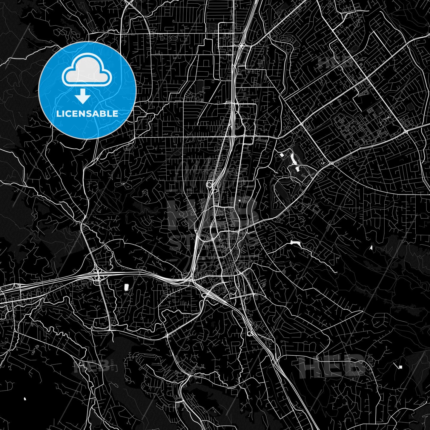 Walnut Creek, California, United States, PDF map
