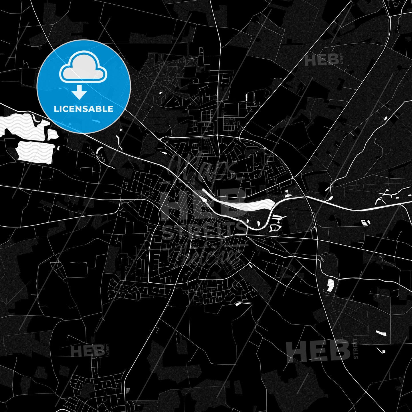 Warendorf, Germany PDF map