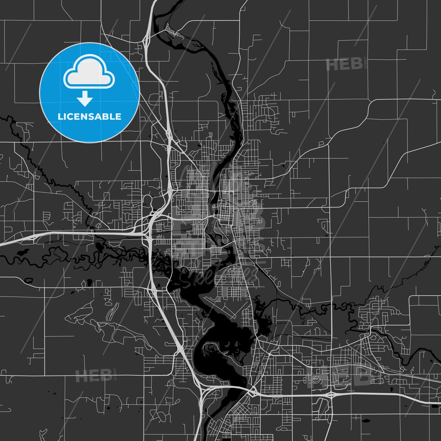 Map of Wausau Area