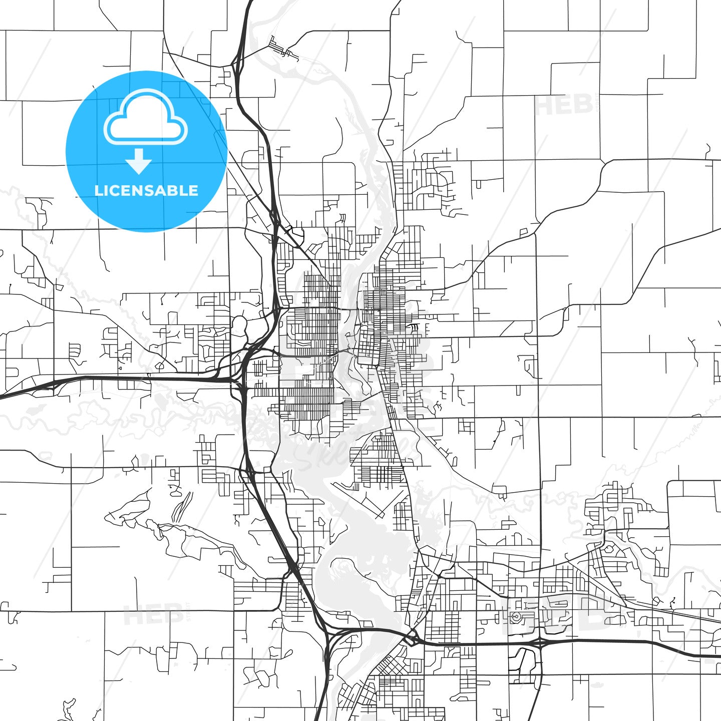 Map of Wausau Area