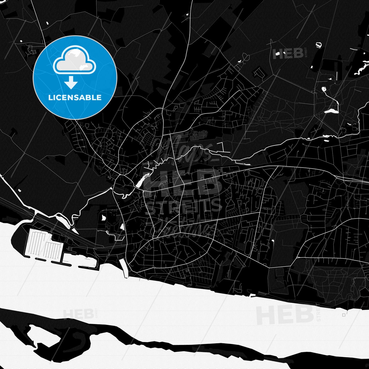Wedel, Germany PDF map