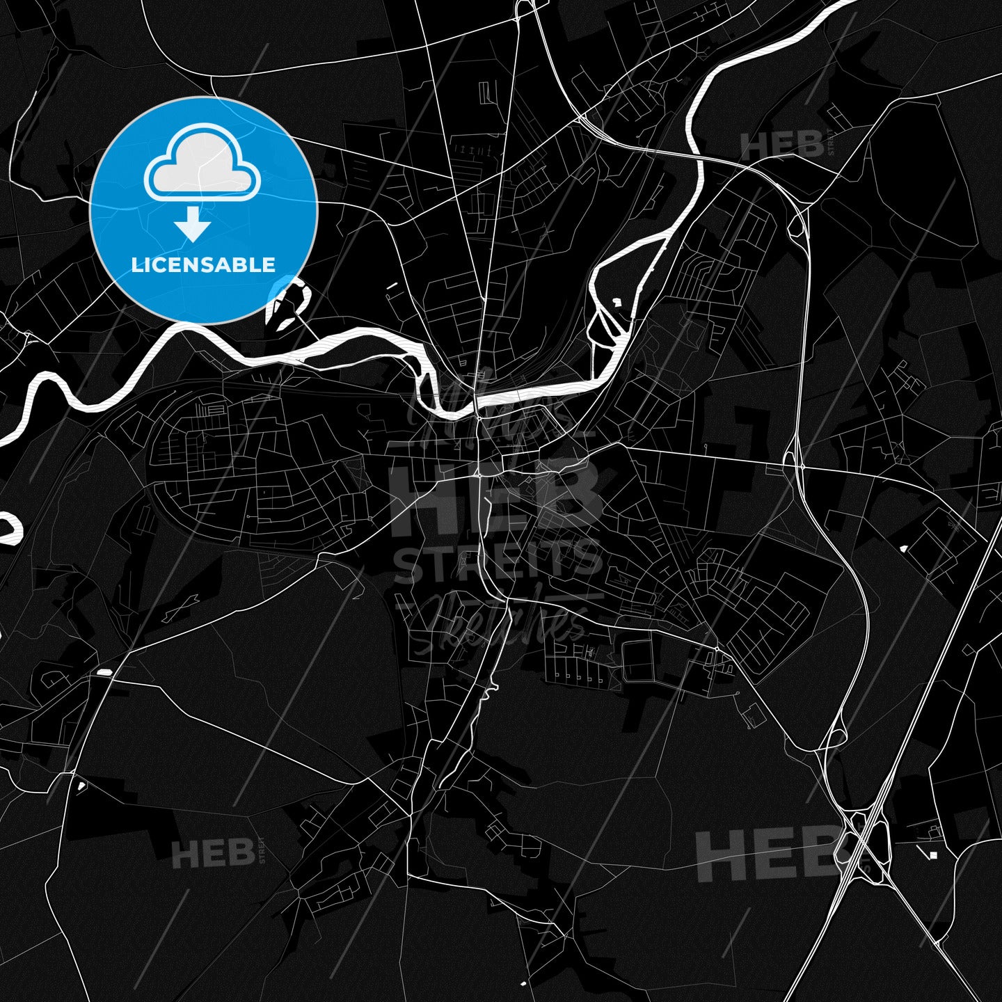 Weißenfels, Germany PDF map