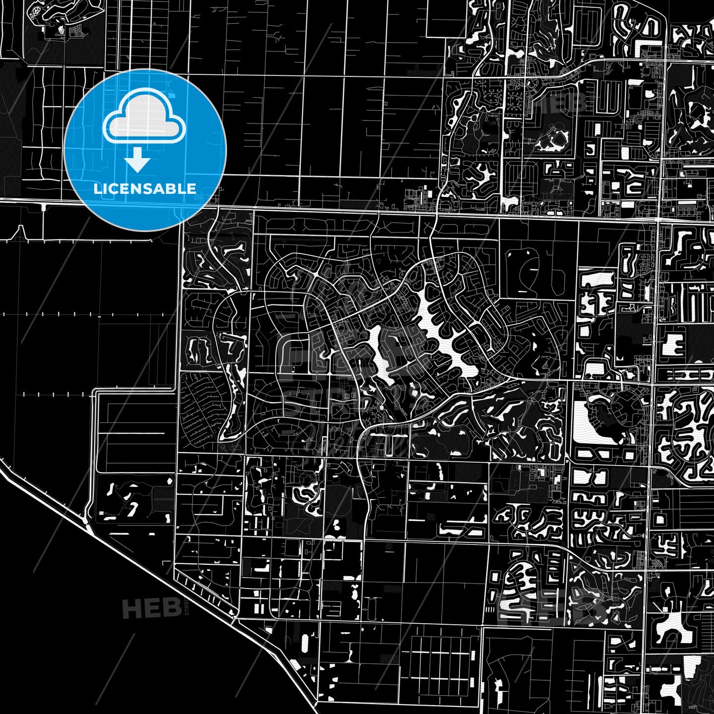 Wellington, Florida, United States, PDF map