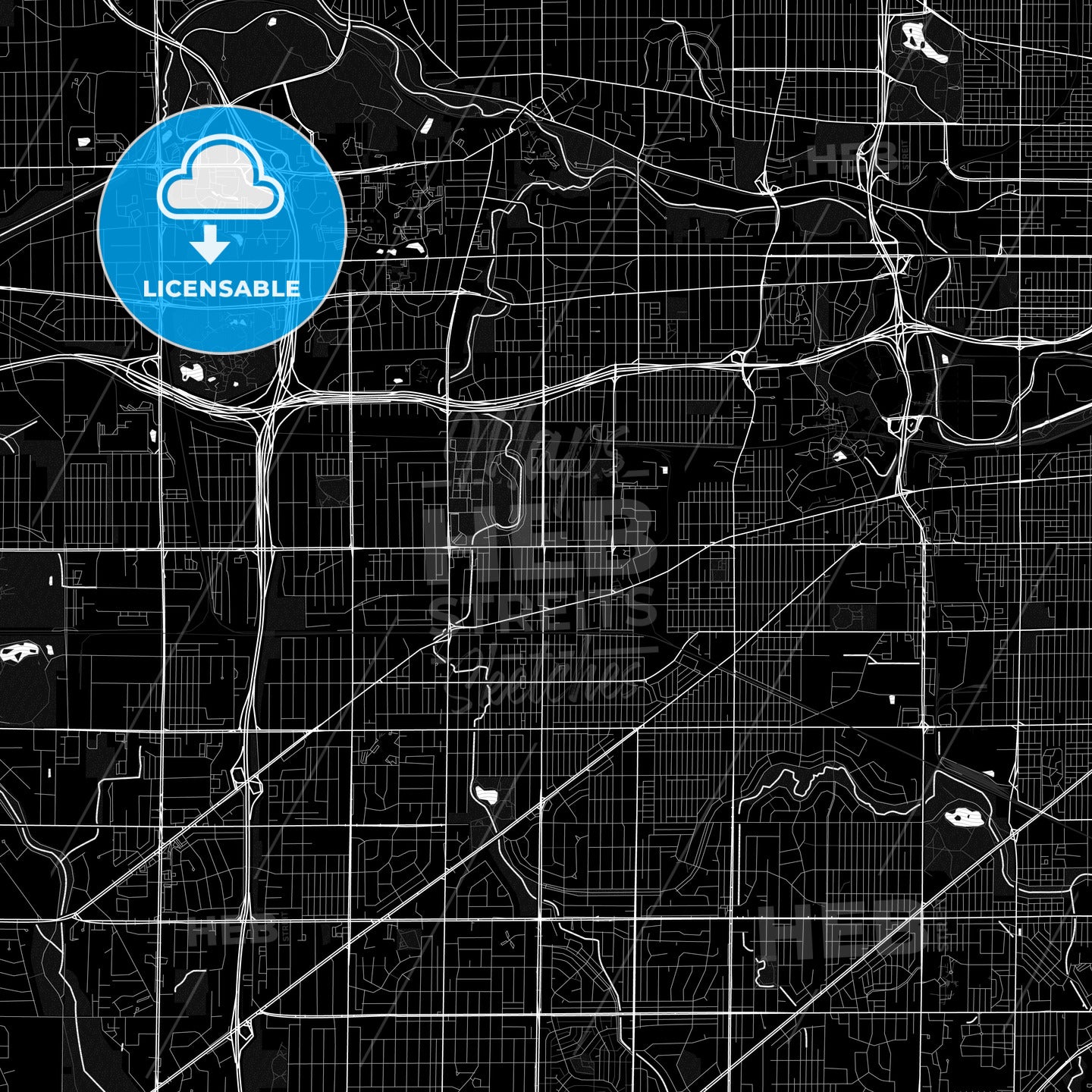 West Allis, Wisconsin, United States, PDF map