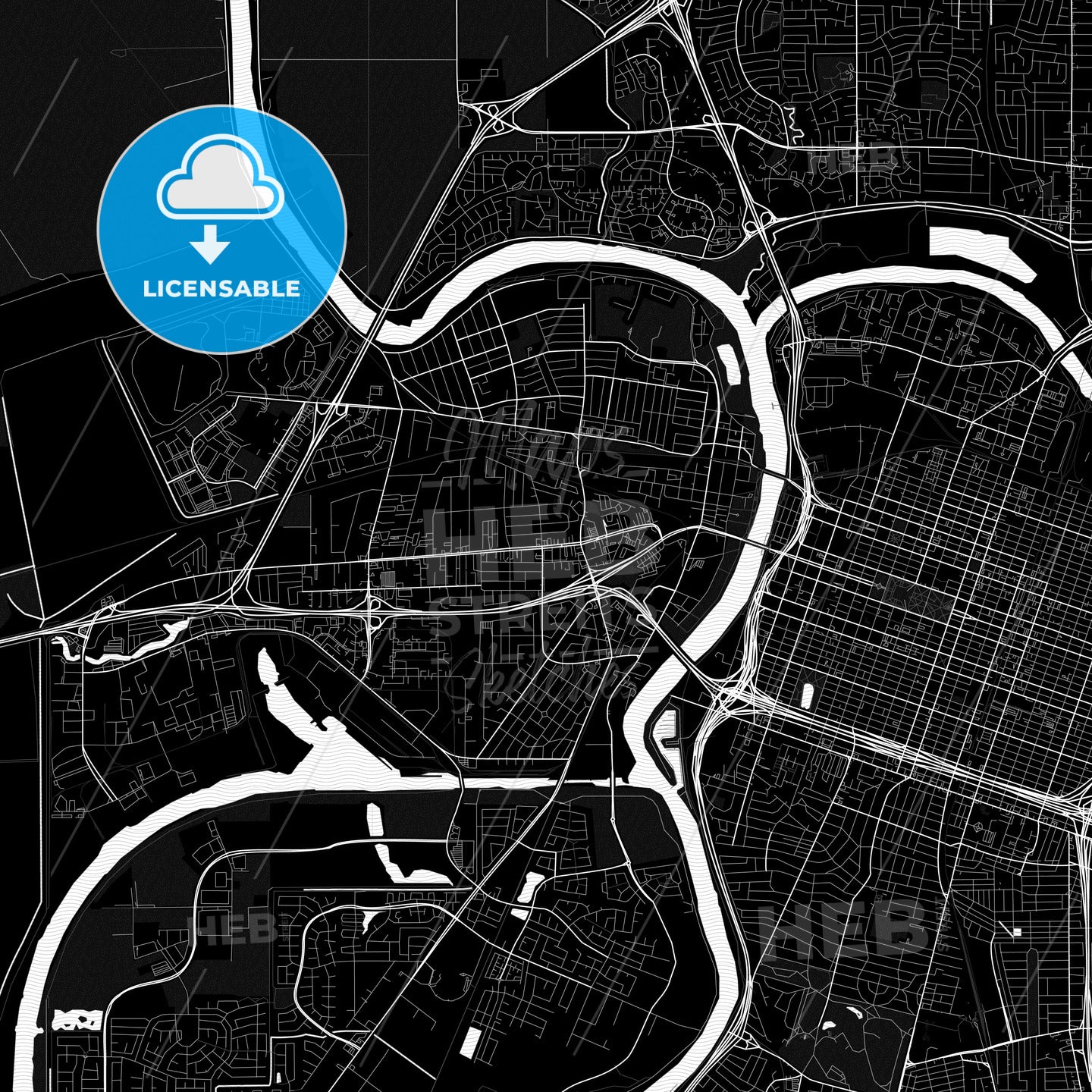 West Sacramento, California, United States, PDF map