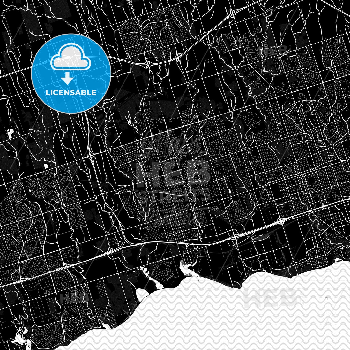Whitby, Canada PDF map