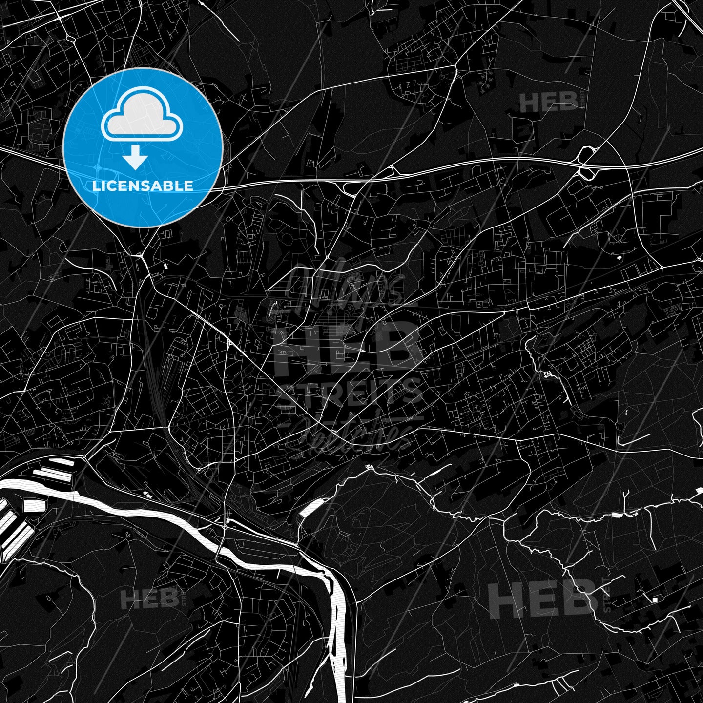 Witten, Germany PDF map