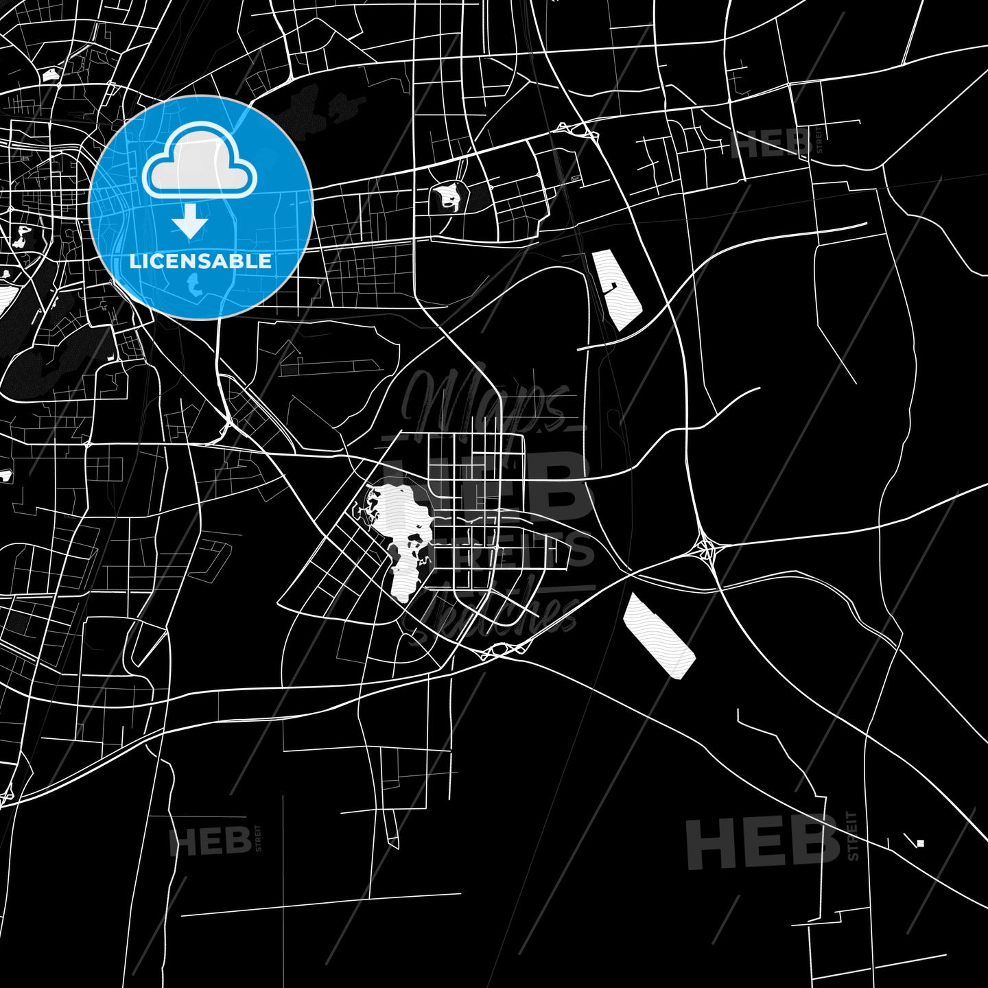 Xuzhou, China PDF map