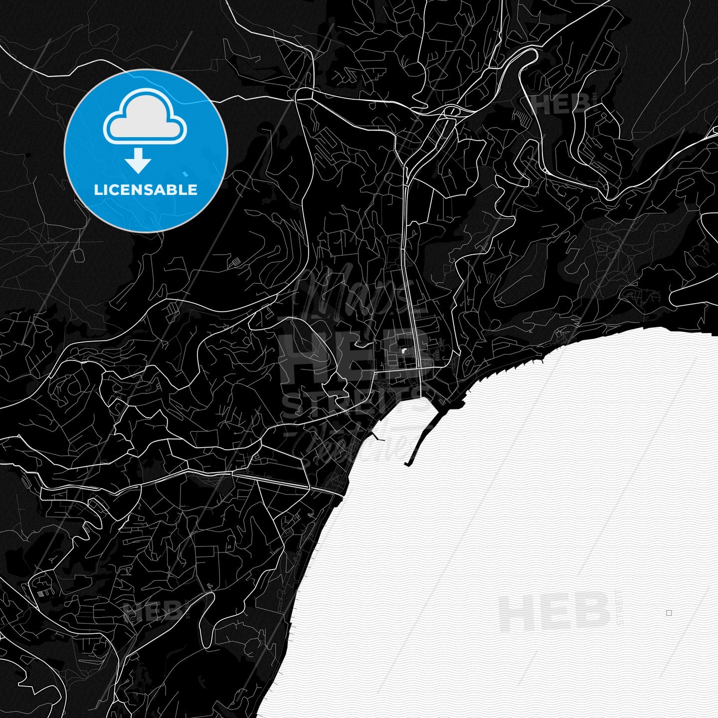 Yalta, Ukraine PDF map