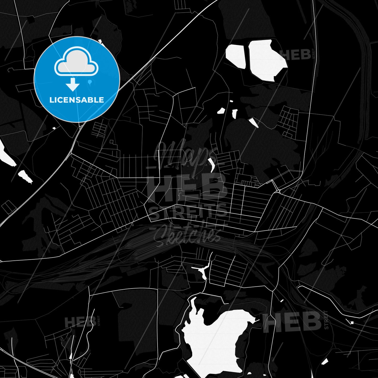 Yasynuvata, Ukraine PDF map