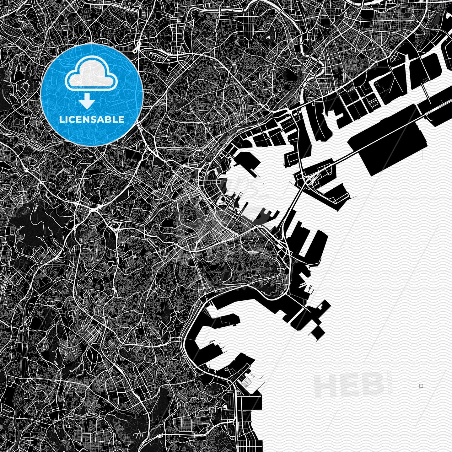 Yokohama, Japan PDF map