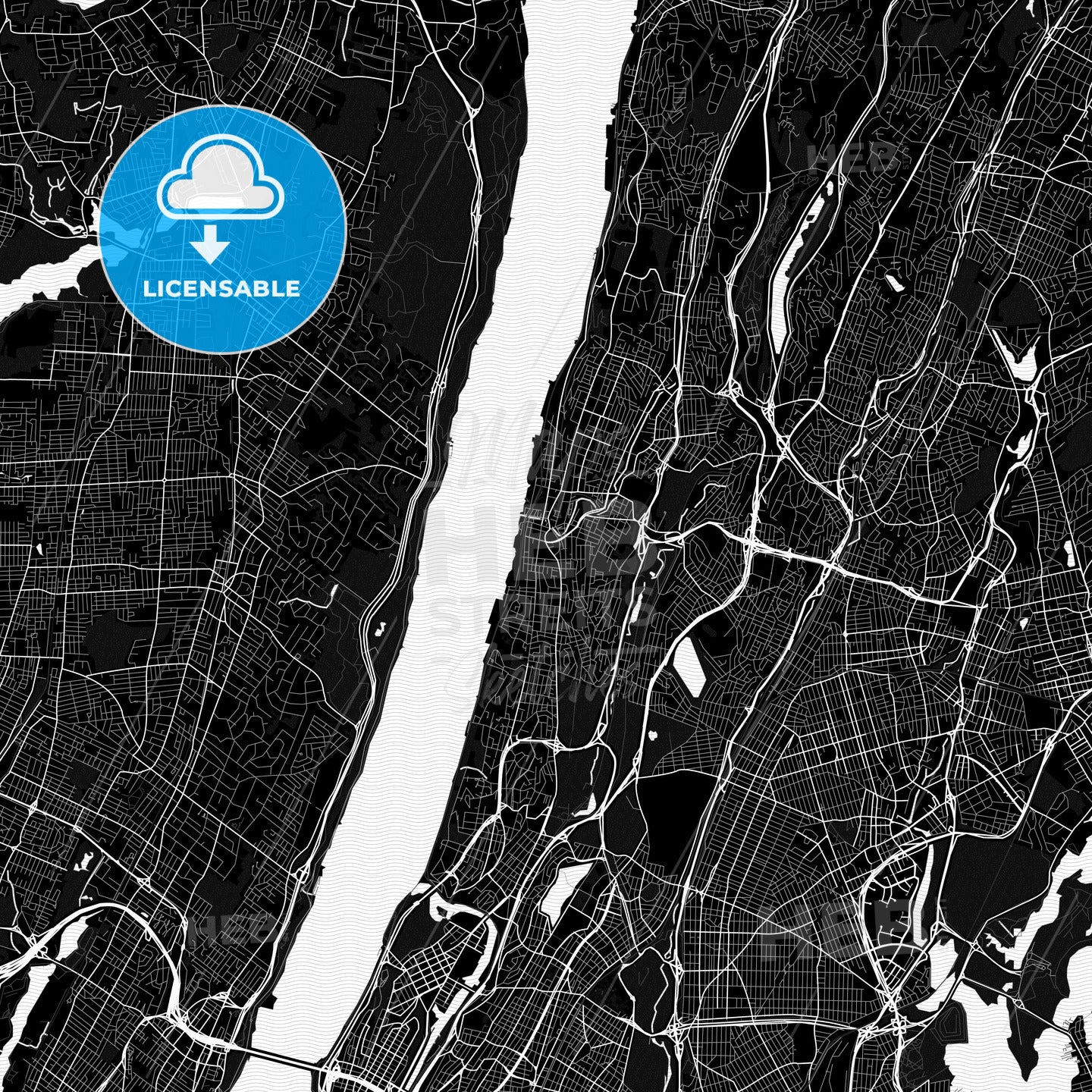 Yonkers, New York, United States, PDF map