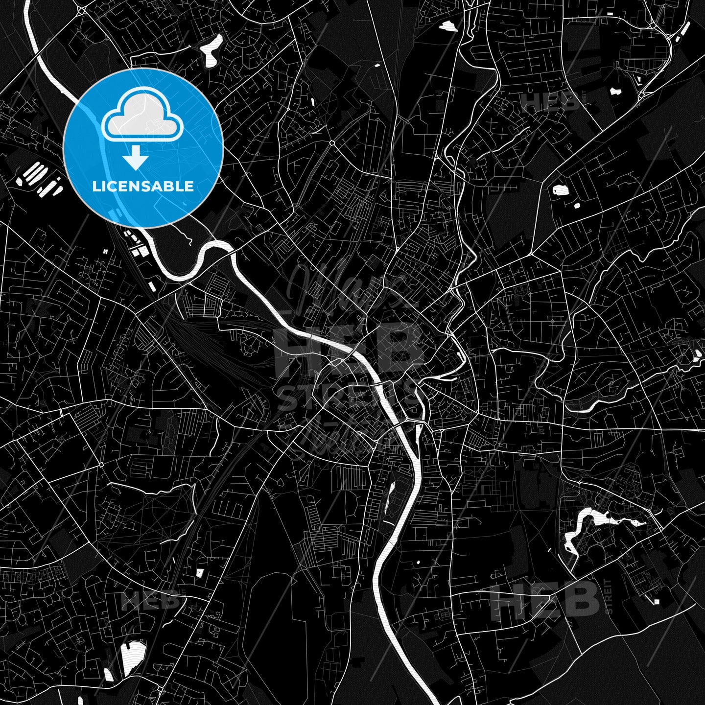 York, England PDF map