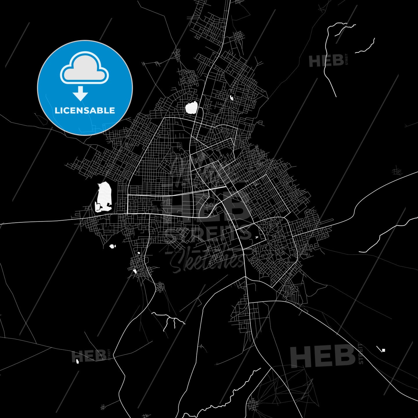 Zinder, Niger PDF map