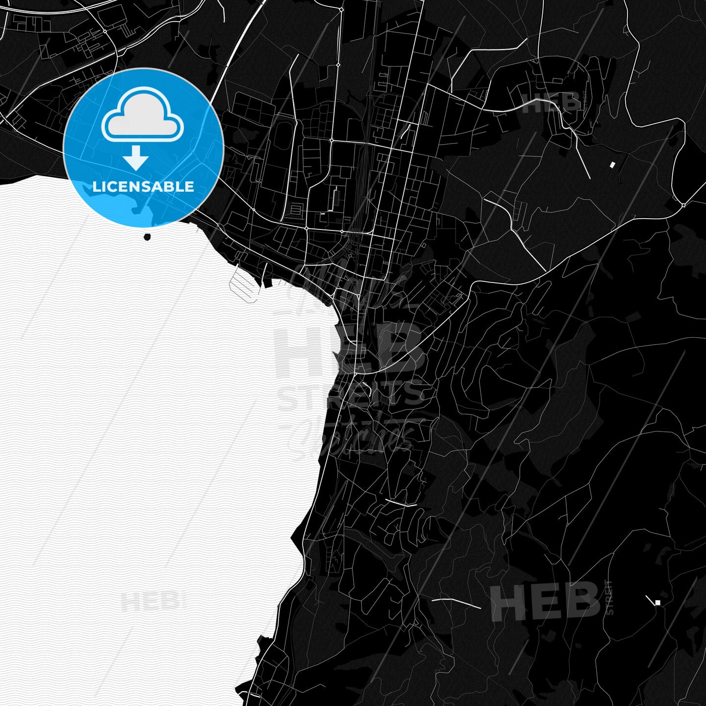 Zug, Switzerland PDF map