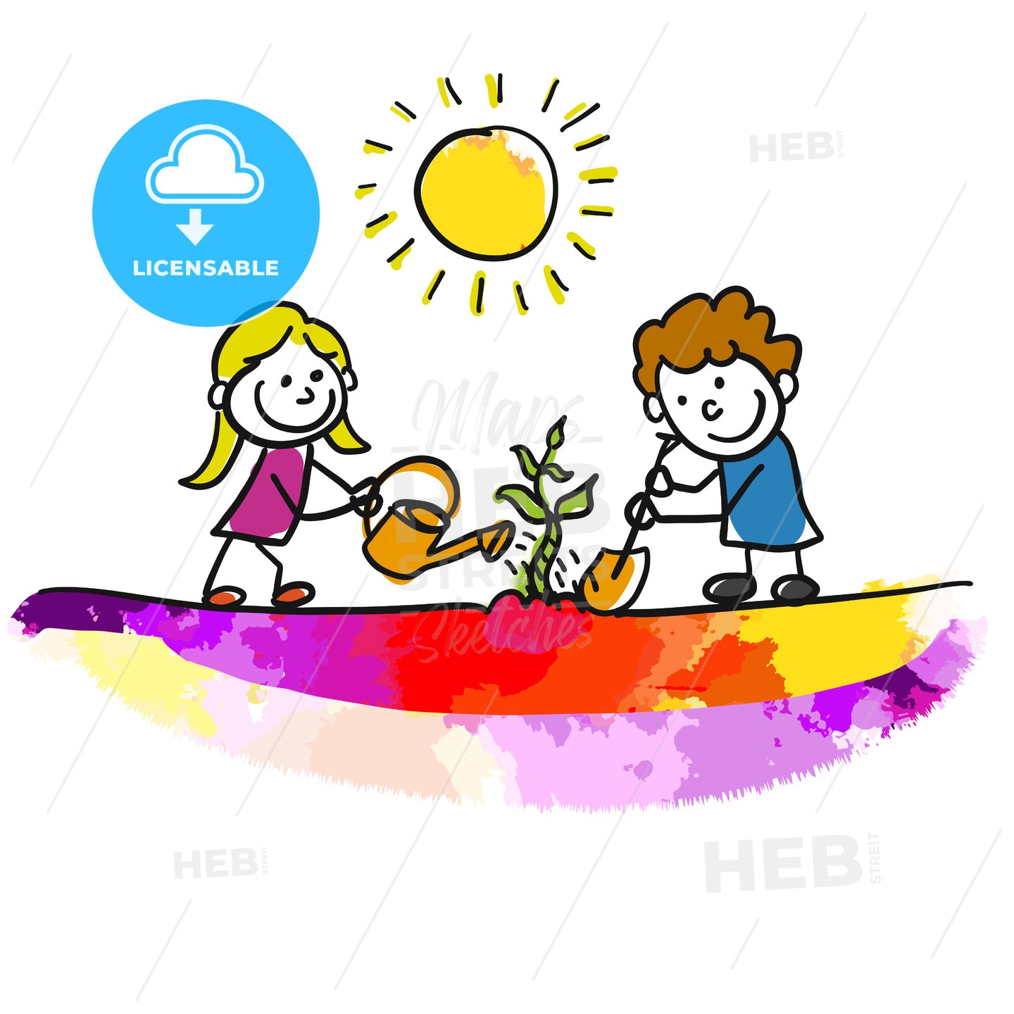 Children In The Garden