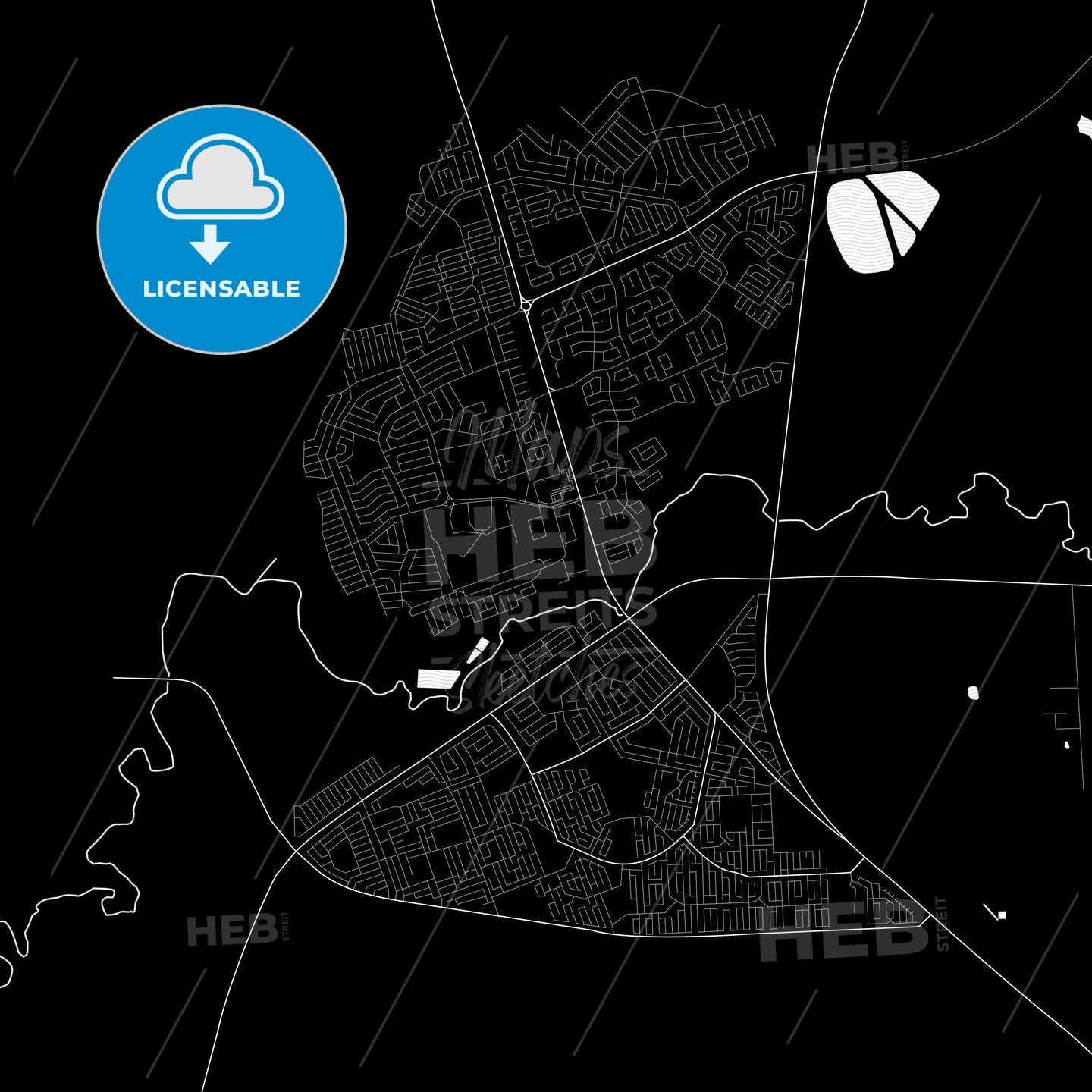 eMbalenhle, South Africa PDF map