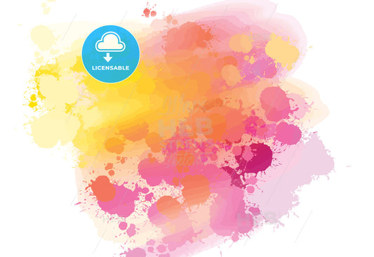 hand-drawn colors splashes background – instant download