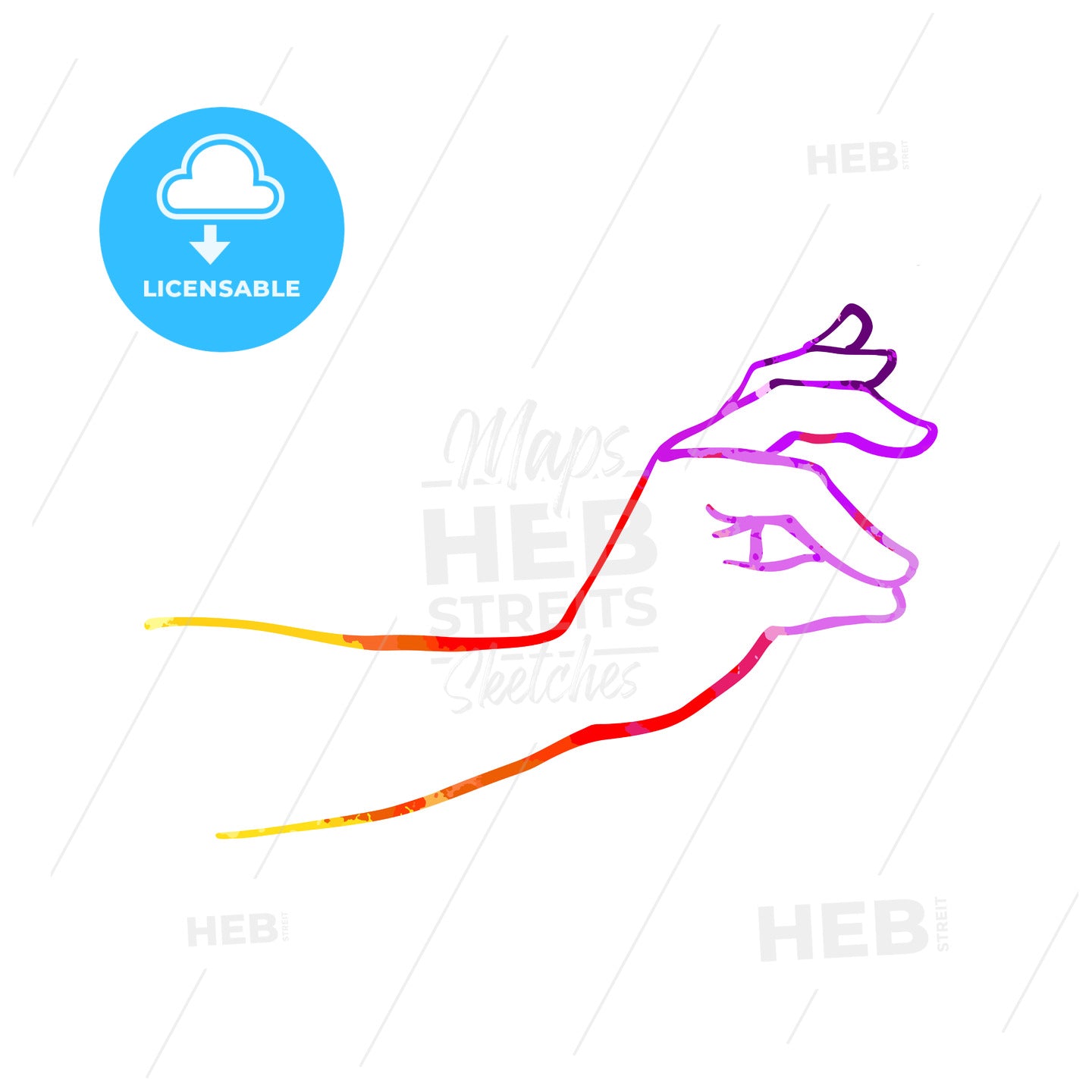 Hand Showing Little Sign