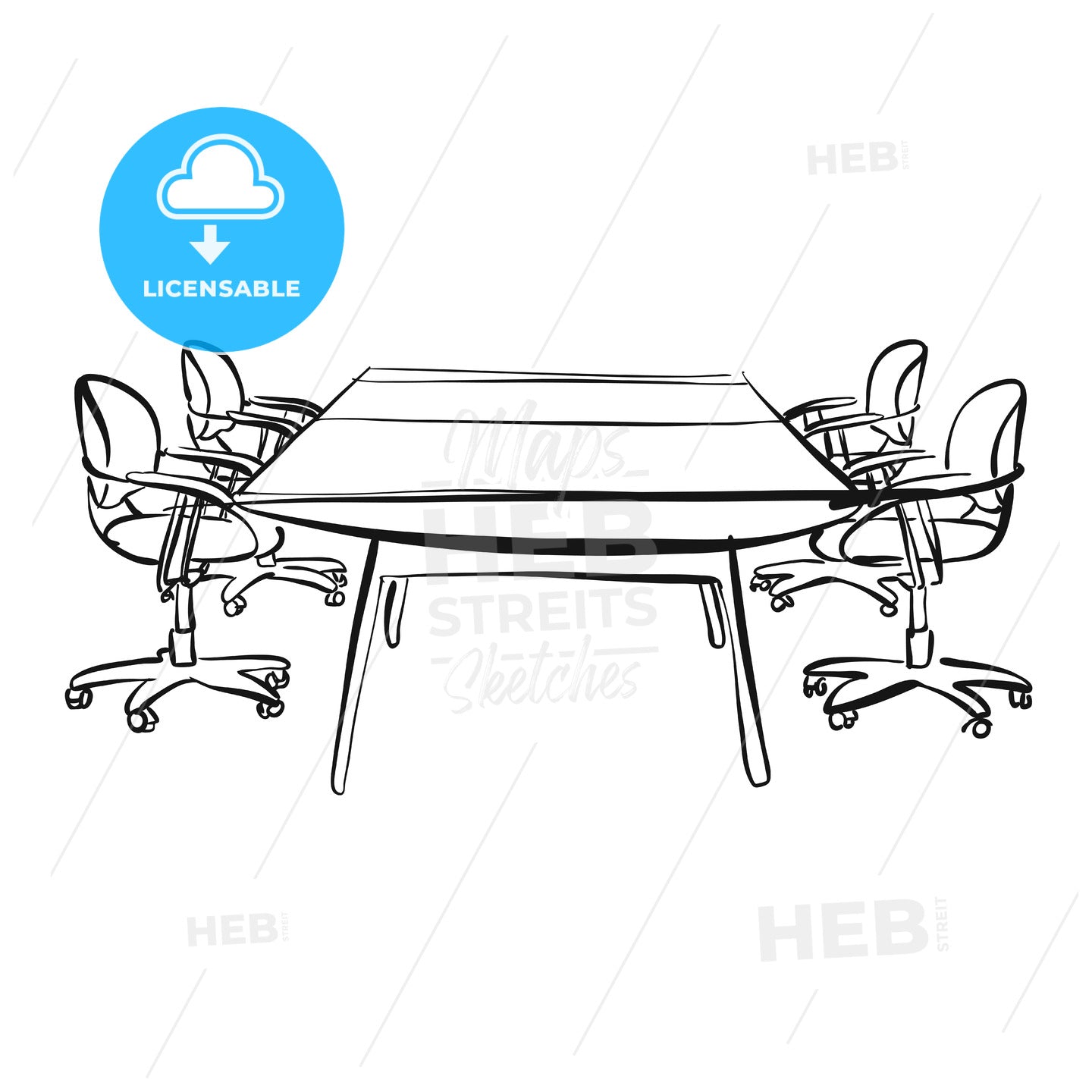 meeting room desk – instant download