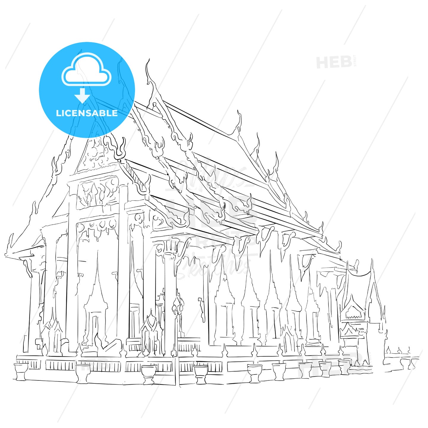 phuket Chaitharam Temple Wat Chalong – instant download