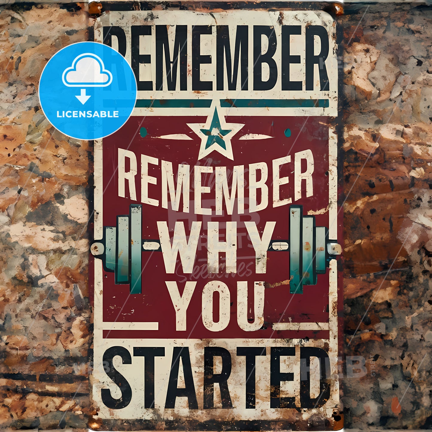 Remember Why You Started - A Sign On A Wall