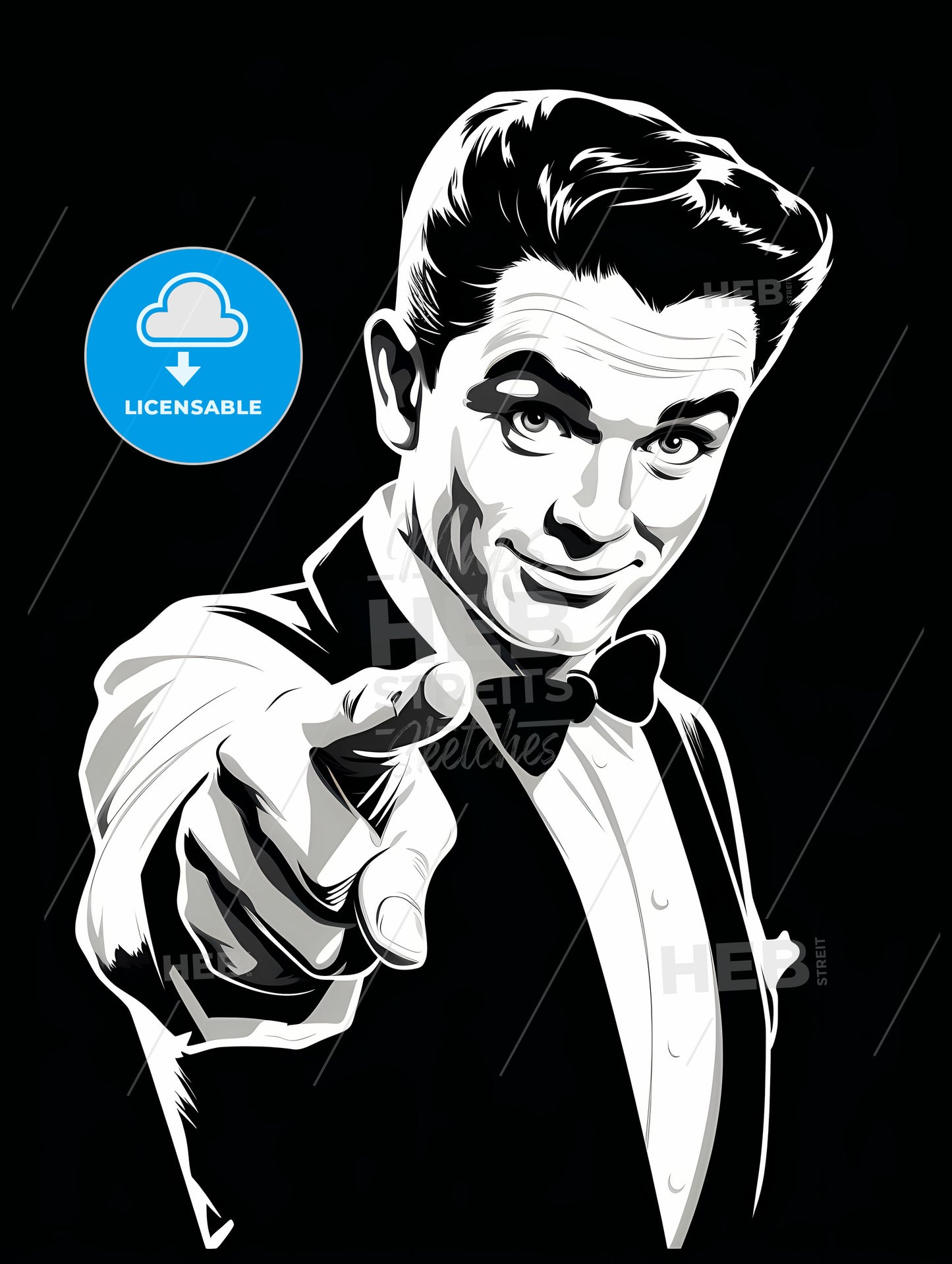 A Man Pointing At The Camera